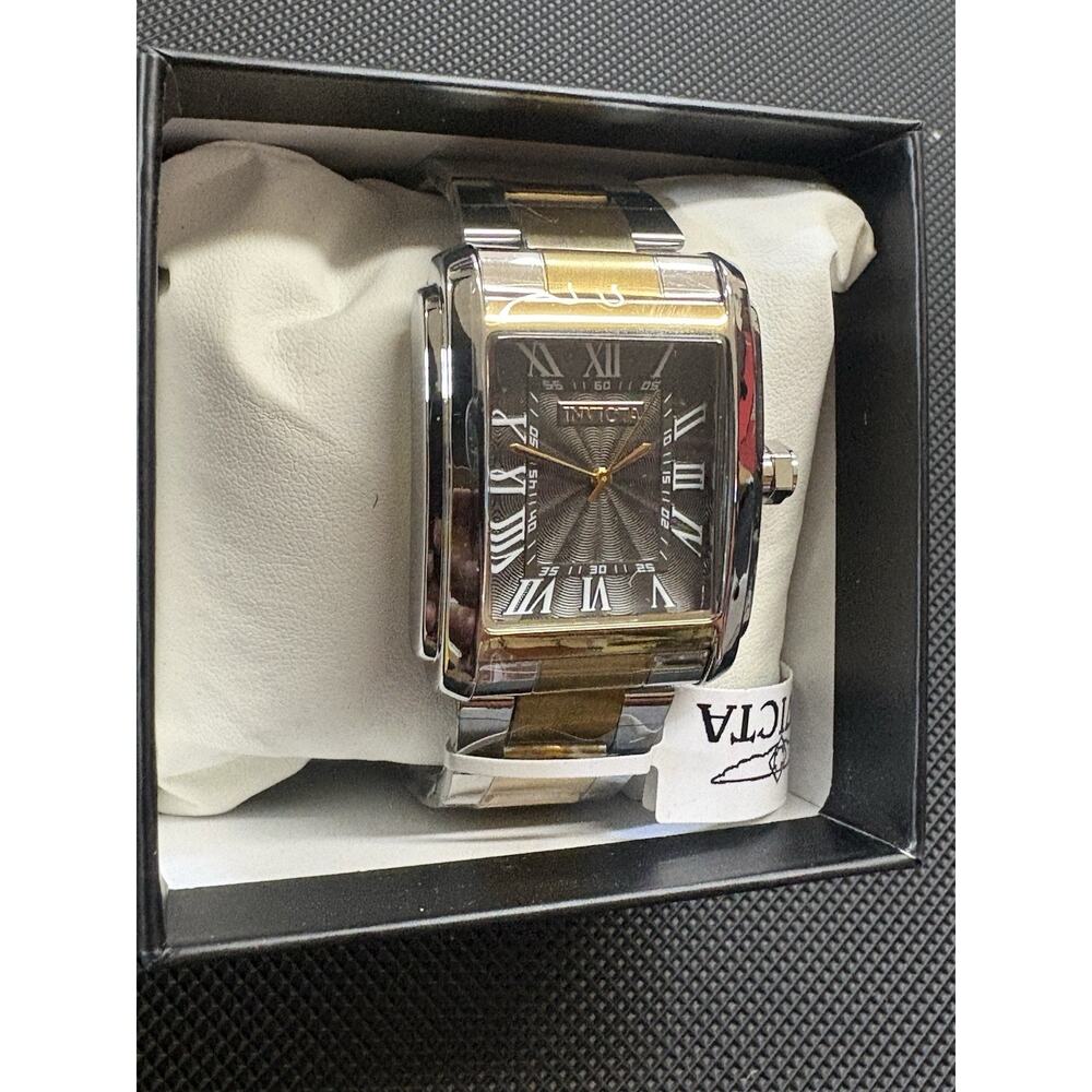 Invicta Celestial Andover Men’s Watch 35mm Gold Steel W Black Dial New In Box - Picture 2 of 4